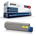 Print-Klex Tonerkartusche kompatibel mit Oki MC 760 DN MC 760 dnf MC 760 dnfax MC 760 dnvfax MC 760 Series MC 770 DN MC 770 dnf 45396301 Yellow Gelb - Eco Office Serie
