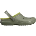 Crocs Kinder Classic Lined Clog Sandale (Größe 32 , gruen)