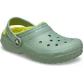Crocs Classic Lined K Holzschuhe Grün EU 32-33 Mädchen Grün EU 32-33 - Grün