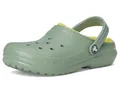 Crocs Unisex Kinder Classic Lined Clog K Clog, Moss, 32/33 EU
