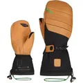 Lenz Heat Glove 9.0 Mittens beheizbare Fäustlinge, schwarz-braun, Größe S für Männer