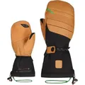 Lenz Fahrradhandschuhe Heat Glove 9.0 Mittens beheizbare Fäustlinge beheizbar braun|schwarz S