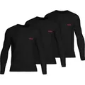 HUGO 3P Triplet Shirt Schwarz Baumwolle Large Herren