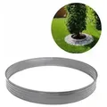 Baumring aus Alu Höhe 100 mm Durchmesser 1 m | Baumumrandung | Pflanzringe | Beeteinfassung | Rasenkante rund