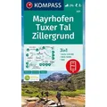 KOMPASS Wanderkarte 037 Mayrhofen, Tuxer Tal, Zillergrund 1:25.000