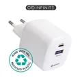 eSTUFF W128189075 580340434 INFINITE (GRS) USB-C Charger  EU PD 67W GaN. 1x ~E~