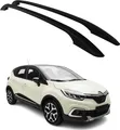 Dachreling Relingträger für Renault Captur I 2013-2019 Aluminium Schwarz 2x