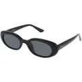 Ray-Ban RB4441D Unisex-Sonnenbrille Vollrand Quadratisch Kunststoff-Gestell, schwarz