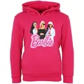 Barbie Kapuzenpullover Barbie and Friends Kinder Mädchen Hoodie Pulli Gr. 92 bis 128 rosa 92