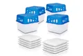 BigDean Granulat-Luftentfeuchter 4x Ultrafresh Luftentfeuchter Feuchtigkeits-Stopper mit 8 x 400g, für 75 m³ Räume, Entfeuchtung 0 l/Tag, Tank 0 l, Luftentfeuchter Champion, Nachhaltig, Praktisch