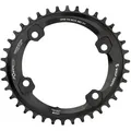 Wolf Tooth PowerTrac Elliptical Shimano GRX Aero-Kettenblatt, 110 BCD Asymmetric, 4-Loch, 46 Z., Drop-Stop ST, black