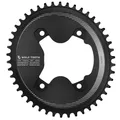 Shimano GRX Aero-Kettenblatt, 110 BCD Asymmetric, 4-Loch, 46 Z., Drop-Stop ST - black - 46 Zähne