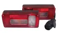 Berger + Schröter 5 Funktions-Beleuchtungs-Satz, 1,5 m, 220x100x55mm, 13-polig, mit Zwischenkabel, rot red