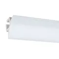 PROVISTON Licht Stuckleiste 60 x 97 x 2000 mm LED Deckenleiste Kunststoff Weiß