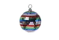SATISFIRE Discolicht Spiegelkugel 15cm mehrfarbig Discokugel Mirrorball Party Disko Deko
