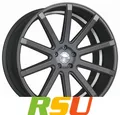 Corspeed Deville gunmetal / Undercut Color Trim weiss 9x20" ET40 LK5 108 ML 7...