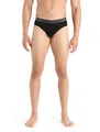 Icebreaker Herren Funktionsunterwäsche Anatomica Briefs, Black/Monsoon, S, 103031001S
