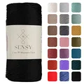Sensy Premium 2 mm 220 Meter Polyester-Seil, 100% Polypropylen-Kordel Makramee-Kordel 2 mm Häkeltasche Kordel Makramee Seil Häkelgarn Geschenk für Strickwaren (schwarz)