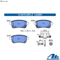 BREMSBELAGSATZ SCHEIBENBREMSE 13.0470-2651.2 FÜR RENAULT NISSAN 1.0L 3cyl 1.3L