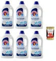 6x CHANTECLAIR PULITO PROFONDO Flüssigwaschmittel für die Waschmaschine, 28 Waschgänge, 1260 ml+ Italian Gourmet Polpa 400g
