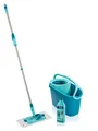 Leifheit Wischer Set CLEAN TWIST M Ergo Power Bodenwischer Mikrofaser Wischmopp