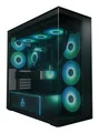 Arctic Xtender (Black) Premium E-ATX PC-Gehäuse, Midi Tower, PC, Schwarz, EATX, Metall, Gehärtetes Glas, Gaming