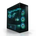 ARCTIC Xtender (Black) PC-Case Gaming Panorama-Glas Schwarz Gehäuse E-ATX
