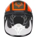 PROTOS® Forsthelm / Schutzhelm KOX Edition mit Gehörschutz und Visier Integral Forest Olivgrün/NeonOrange OneSize