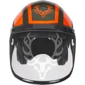 Forsthelm / Schutzhelm Kox Edition Mit Gehörschutz Und Visier Integral Forest Olivgrün/neonorange Onesize - Protos