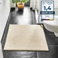 Andiamo Badematte "Arezzo", beige (creme), rechteckig (80cm x 200cm ), 1 Stk.