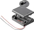 Goobay 12445 Batteriebox 3x Mignon (AA) Kabel (L x B x H) 68.5 x 48 x 18.7mm