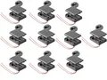 10 Batteriehalter für 3x AA Mignon Batteriefach Schalter Ein Aus Gehäuse Akku