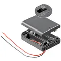Batteriehalter 3 x Mignon Gehäuse + Schalter Ein / Aus AA Mignonzelle  4703