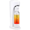 AquaDream Wassersprudler Kohlensäure für Wasser Siphonflasche weiß