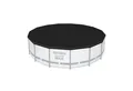 Pool-Abdeckplane Ø 470 cm (Packung, 1-St), schwarz, rund