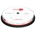 PRIMEON CD-Rohling Primeon 2761111 CD-R Audio Rohling 10 St. Spindel Bedruckbar
