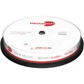 Primeon 2761111 CD-R Audio Rohling  10 St. Spindel Bedruckbar