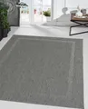 Teppich THE CARPET "Mistra", grau (anthrazit), B:120cm H:1mm L:170cm