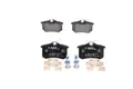 Bremsbelagsatz  Scheibenbremse hinten Bosch 0 986 494 596 für AUDI CITROËN DS