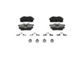 1x BOSCH 0 986 494 596 Bremsbelagsatz, Scheibenbremse