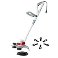 Elektro Rasentrimmer 20V mit Teleskopstiel & Fadenspule Messer –IKRA