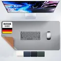 Schreibtischunterlage Leder 80x40 cm – extra dünn & rutschfest - Desk Mat & Deskmat wasserfest & schmutzabweisend - Schreibtisch Unterlage, Schreibunterlage & Tischunterlage Schreibtisch