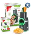 Genius Gemüseschneider Nicer Dicer Electro Deluxe 32 tlg, Gemüsehobel elektrisch, 9 Einsätze, 80 W, Extra-scharfe G-NOX Edelstahlklingen, einfache Reinigung, kompakt