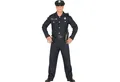 Fiestas Guirca Kostüm Polizist Stefan Herren Uniform Blau