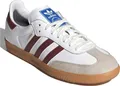 Adidas Samba Og 3 Streifen Retro Kontrast 70er Ledersneaker in Weiß Rot – 9 UK - 43 1/3 EU - 9.5M/10.5F US / White Red
