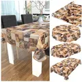ANRO Tischdecke Wachstuchtischdecke Gartentischdecke Wachstischdecke (Einzelstück 1-tlg), Glatt 140x280cm wasserabweisend rot Eckig | 140 cm x 280 cm x 0.2 mm