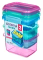 Lunchbox Frischhaltedose | 400 ml | kleine SnackBoxen | BPAfreier Kunststoff ...