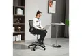 Vinsetto Bürostuhl Arbeitsstuhl Ergonomischer Drehstuhl Bürostuhl (ergonomischer Schreibtischstuhl, 1 St), für Arbeitszimmer, Büro, Schwarz