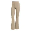 adidas Women's All Me Essentials Flare Leggings, chalky brown/chalky brown, L