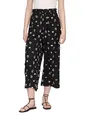 QS Gemusterte Hose mit Bindeband